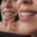 Different types of dental veneers displayed