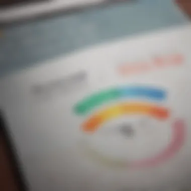 Close-up of a credit score report with focus on a 668 score