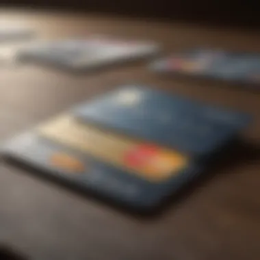Diagram comparing different types of credit cards