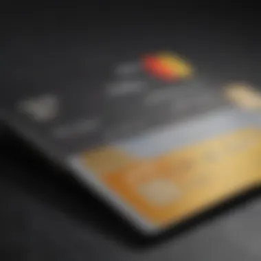 A close-up shot of a credit card showcasing rewards points