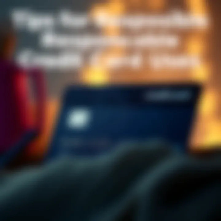 Tips for Responsible Credit Card Use Visual representation of responsible credit card management tips