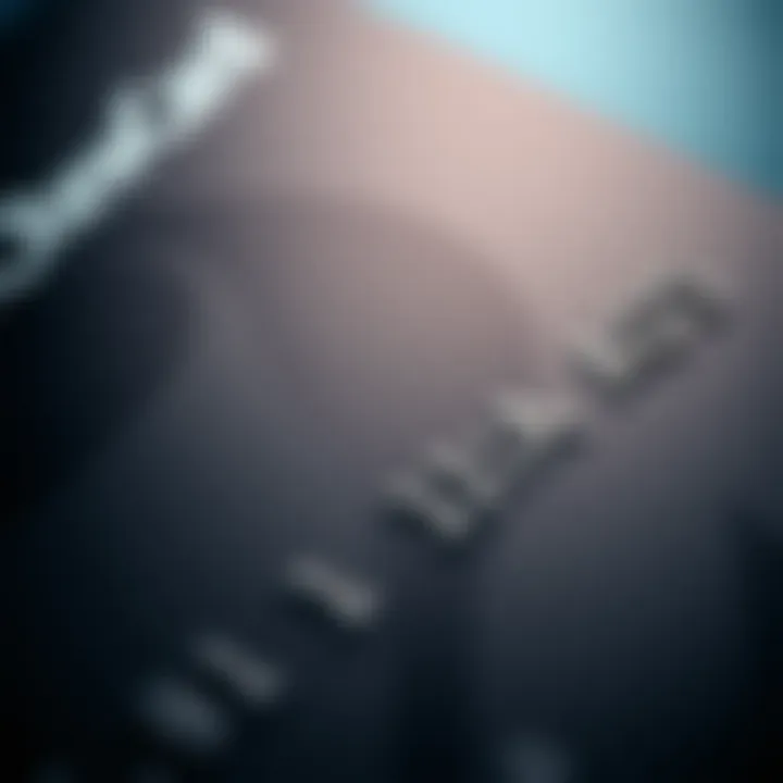 Credit Card Rewards Insights A close-up of a credit card with rewards points displayed