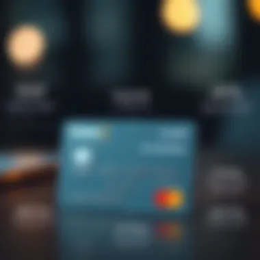 Infographic highlighting key features of top startup credit cards