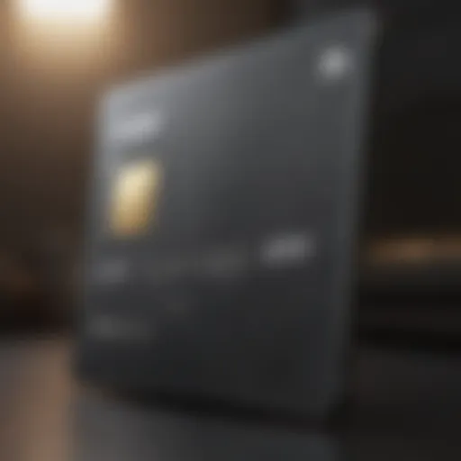 Close-up of the Chime Credit Builder Card showcasing its sleek design