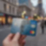 Citi Double Cash Card with travel destinations in the background