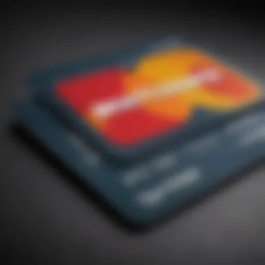 A visual comparison chart of top Mastercard credit cards highlighting features and benefits