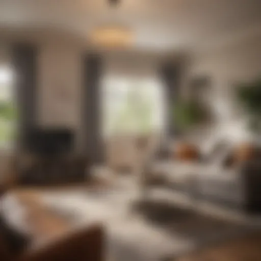 A serene living room showcasing a cozy ambiance, symbolizing the essence of homeownership.