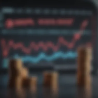 Graph displaying interest rates from various refinance companies