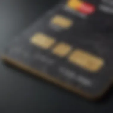 Visual representation of fixed credit card features