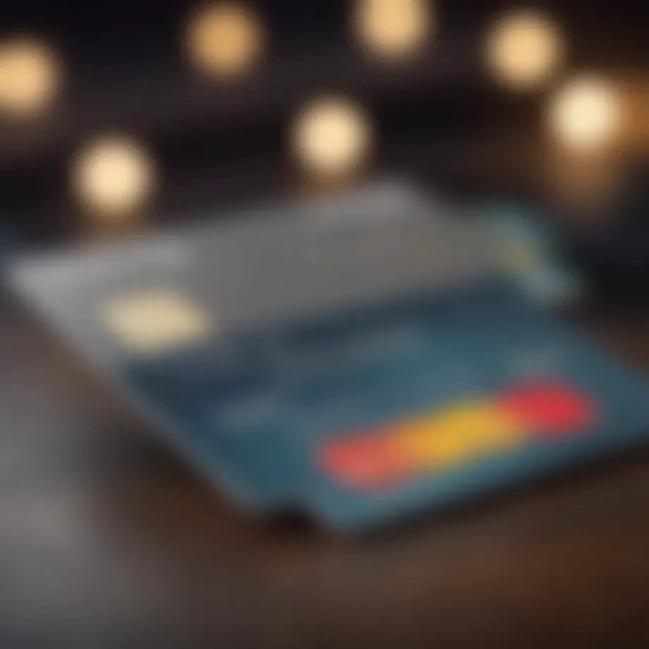 A visual representation of credit card types suitable for newcomers