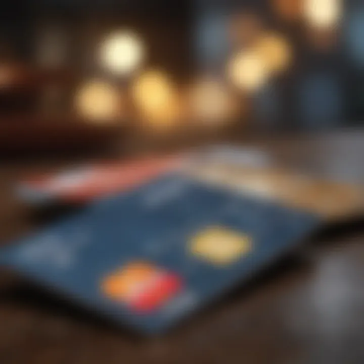 Concept of instant credit cards