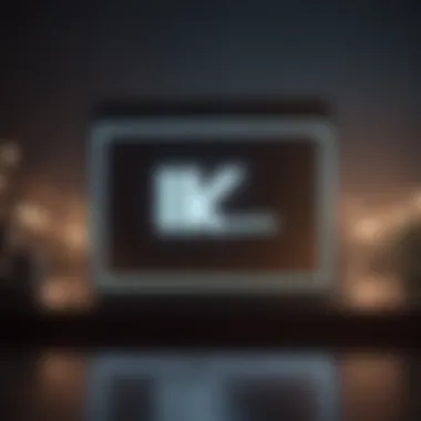 Klarna's Logo on a Digital Screen