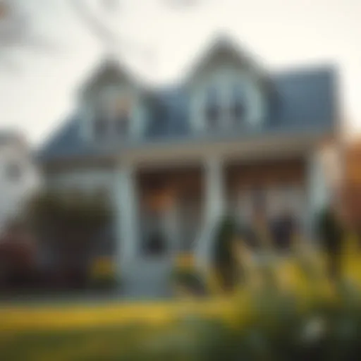 A serene home exterior showcasing home equity potential