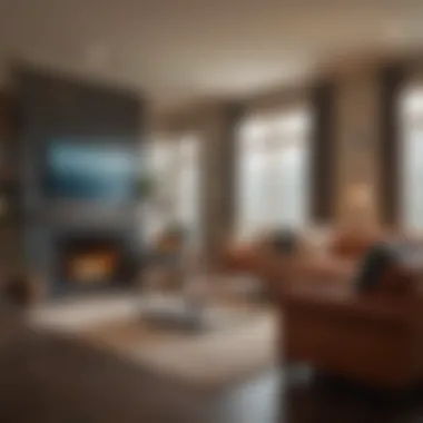 A cozy living room representing home ownership