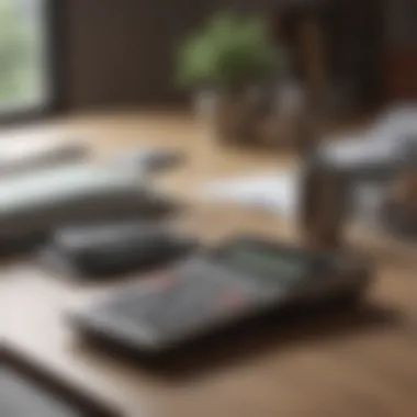 Calculating the Benefits of Motor Home Refinancing A calculator and financial planning tools on a desk