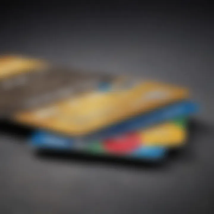 A conceptual image showing the relationship between credit card use and credit improvement.