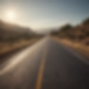 An open road representing the journey after bankruptcy