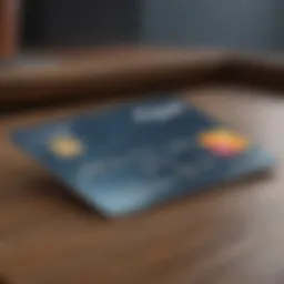 Close-up of a PayPal Extras Mastercard showcasing its sleek design.