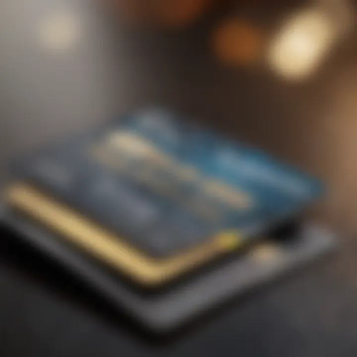 An array of credit cards showcasing various types