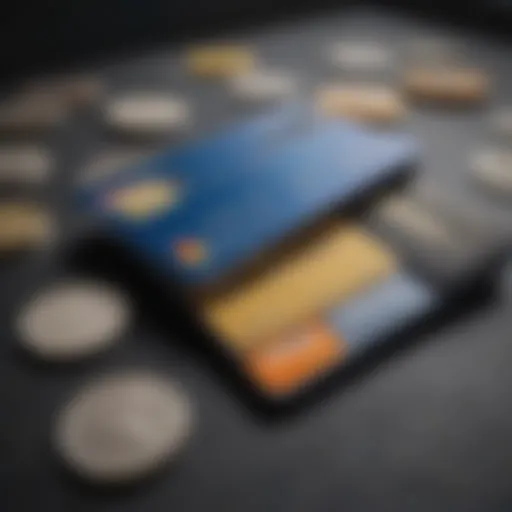 Illustration of financial tools symbolizing credit card consolidation