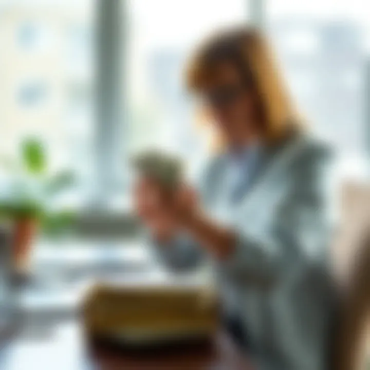 Illustration of debt management techniques