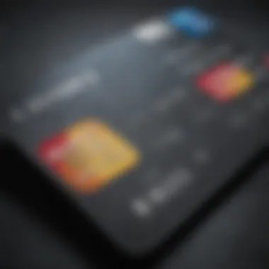 Utilizing Credit Cards Wisely A close-up of a credit card being used for a transaction, symbolizing smart financial decisions.