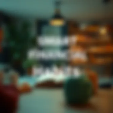 Infographic showcasing smart financial habits for debt reduction