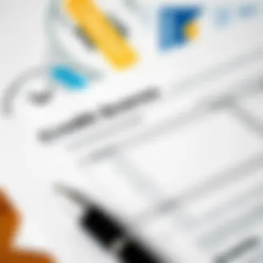 Understanding Credit Scores for ATV Financing Close-up of a credit score report with financial documents
