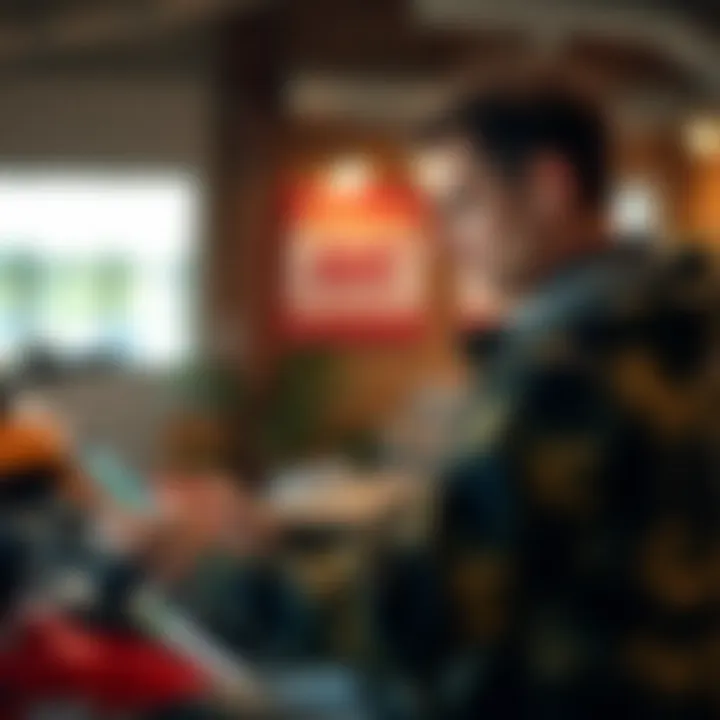 Evaluating Loan Options for Your ATV A person reviewing loan options on a digital device