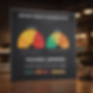 Graphical representation of how credit scores impact loan approval rates.