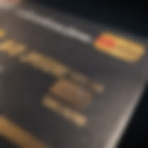 A close-up of a credit card with zero APR highlighted