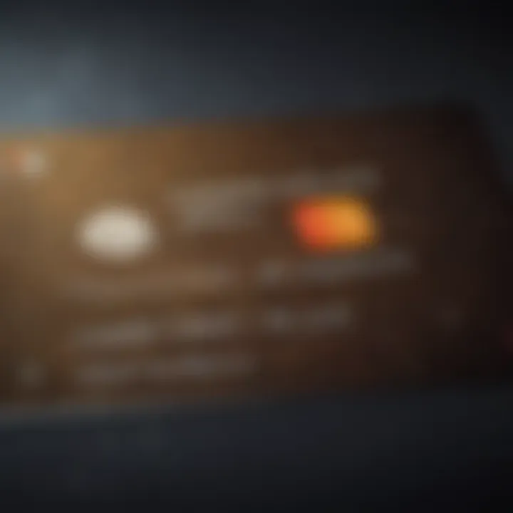 A close-up of a Discover Card showcasing its distinctive design and logo.