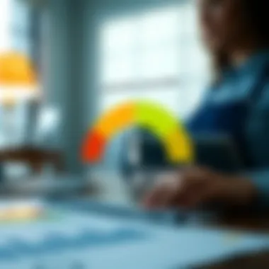 Infographic depicting FICO score calculation