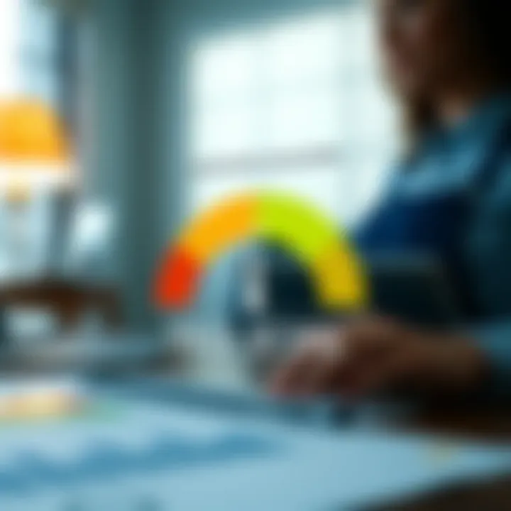 Infographic depicting FICO score calculation