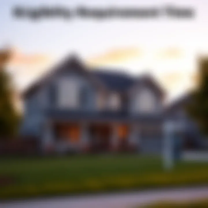 Eligibility Requirements for First-Time Buyers Infographic detailing eligibility requirements for first-time home buyers