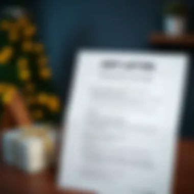 Checklist of necessary components for a valid gift letter