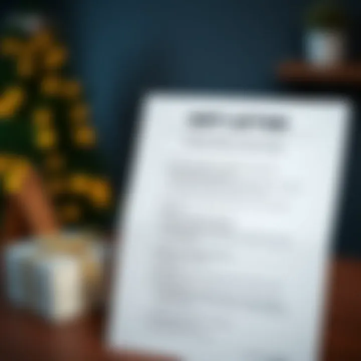 Checklist of necessary components for a valid gift letter