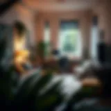 Cozy home office setup with modern furnishings