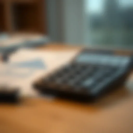 Interactive mortgage calculator interface
