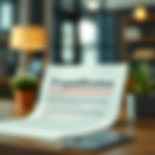 Conceptual illustration of a prequalification letter