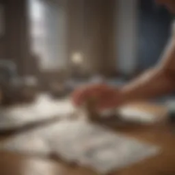 Conceptual representation of financial relief options during unemployment