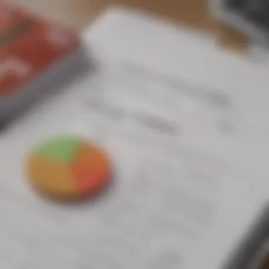 A close-up of financial documents and a calculator, representing loan evaluation